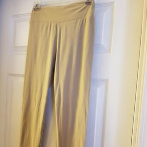 LuLaRoe Leggings, OS, Tan color, New Never Washed